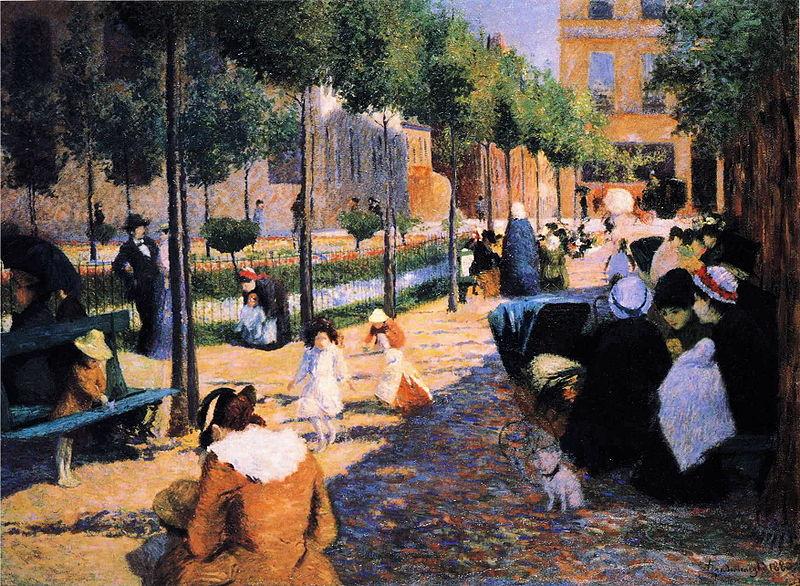 Federico zandomeneghi Place dAnvers Spain oil painting art